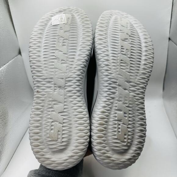 Skechers “Delson” Men’s Stretch Knit Hands Free Swift Fit Comfort Shoe [Black] - Picture 6 of 8